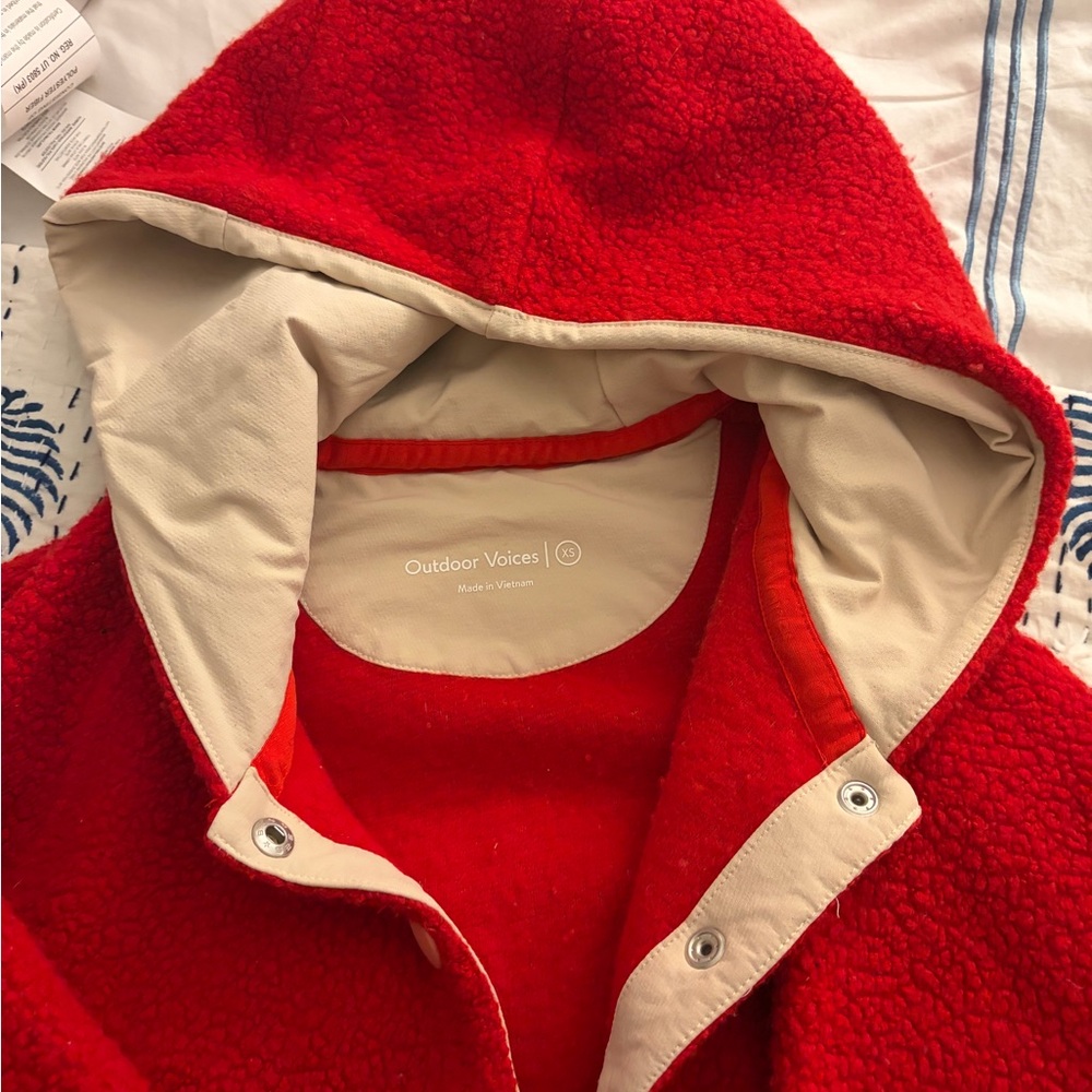 Outdoor Voices Red Pullover Jacket - image 2